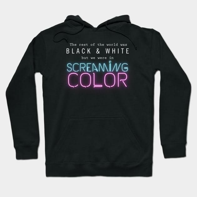 Scream In Color Hoodie by fashionsforfans